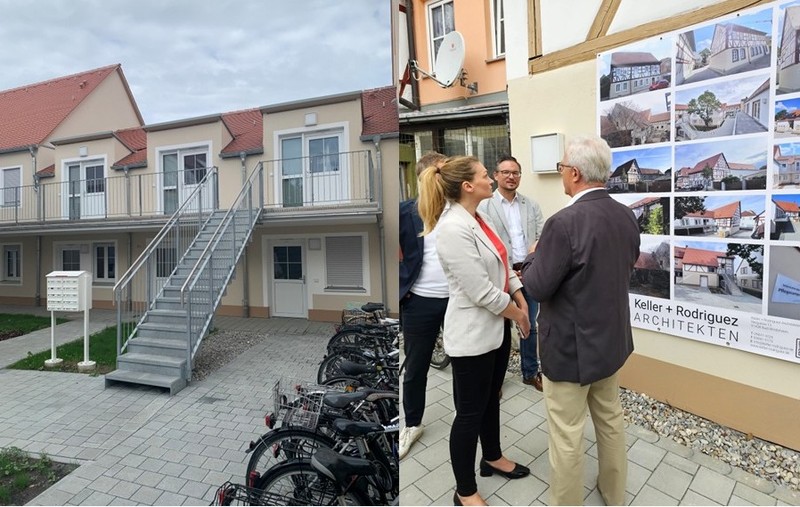 Zur Einweihung des Internationalen Pflegecampus in Bad Windsheim, ein wahres Vorzeigeprojekt zur Gewinnung und Integration von Auszubildenden in der Pfelge, kam auch Staatsministerin Judith Gerlach. Foto: privat