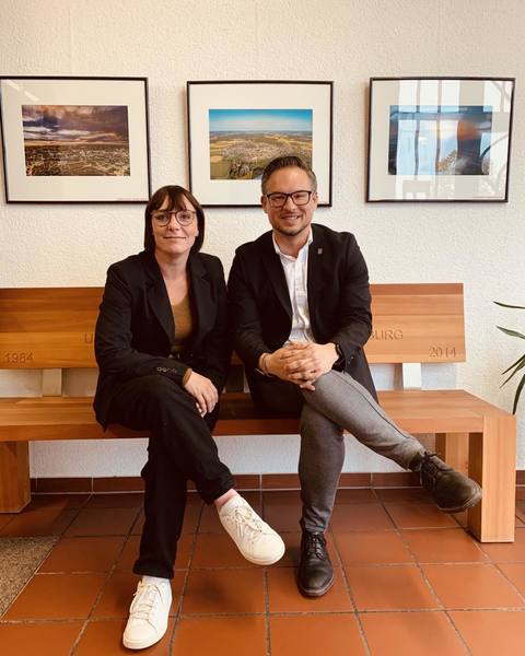 Besuch bei Bürgermeisterin Sarah Höfler in Cadolzburg.